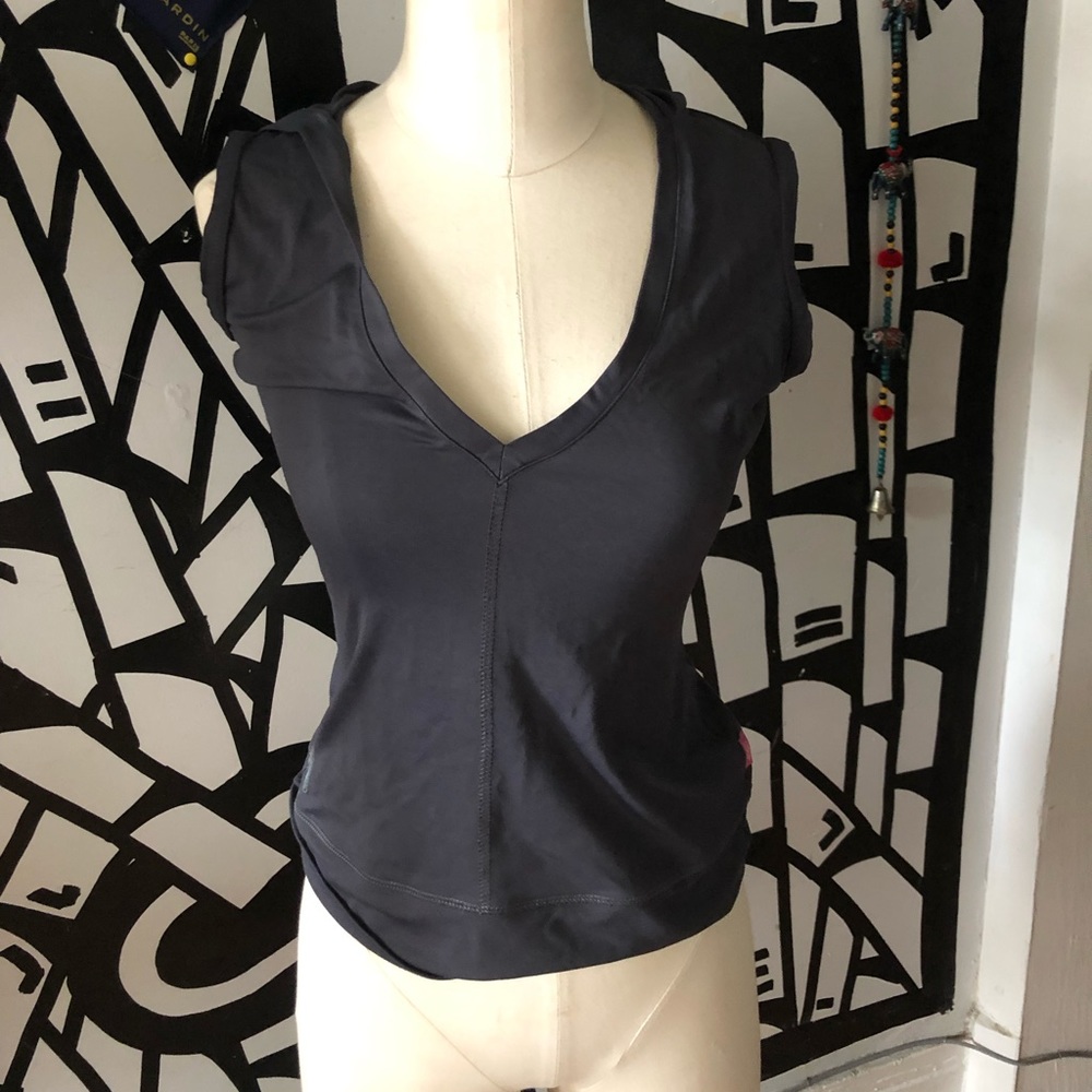 hooded running tank